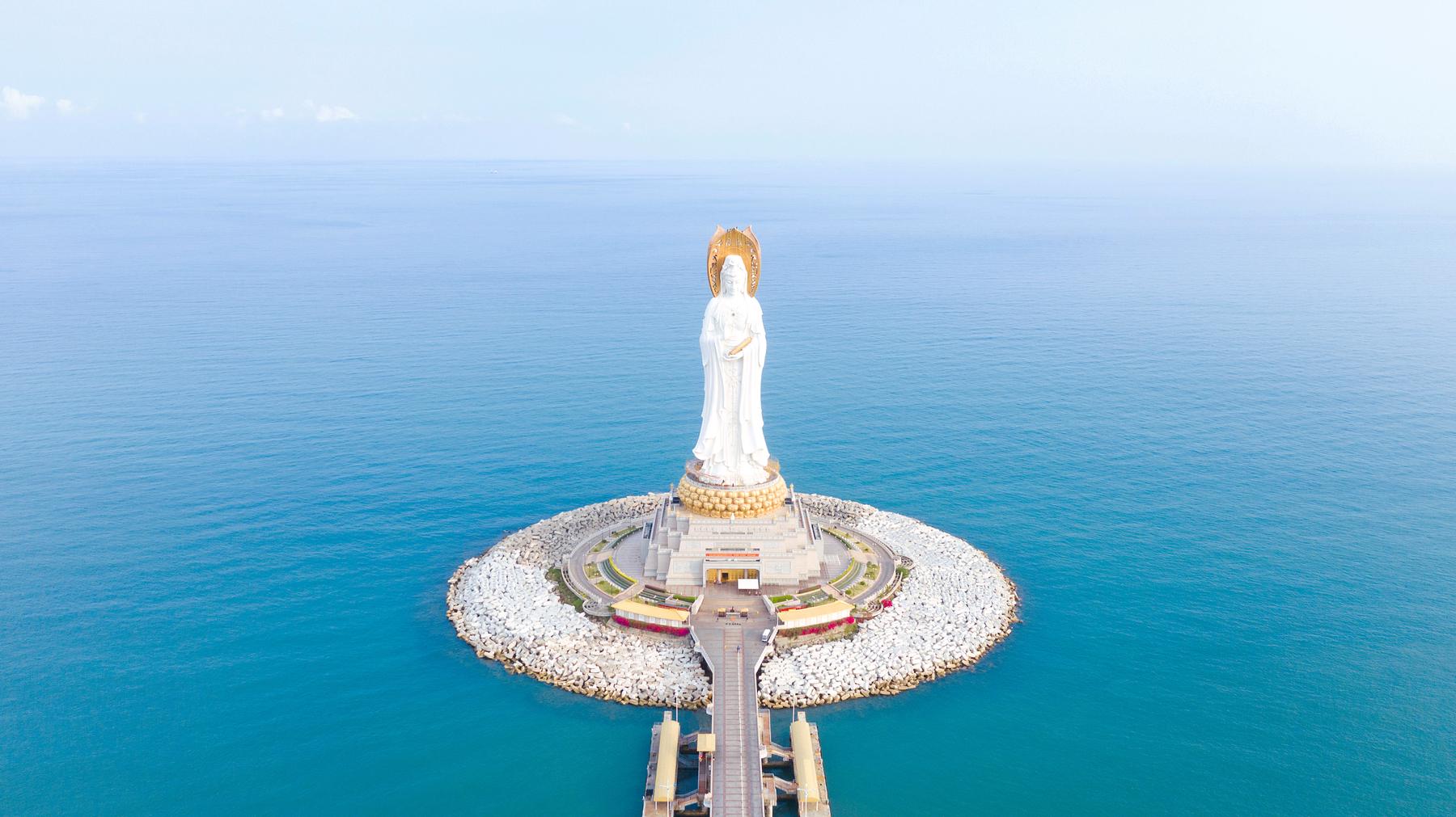 南山海上观音