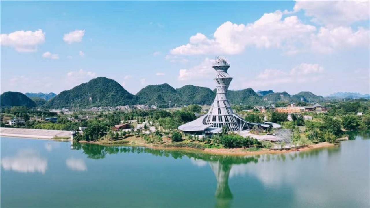 广西河池园博园-东门