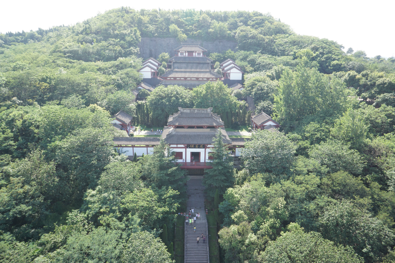 南充市西山风景区-万卷楼景区