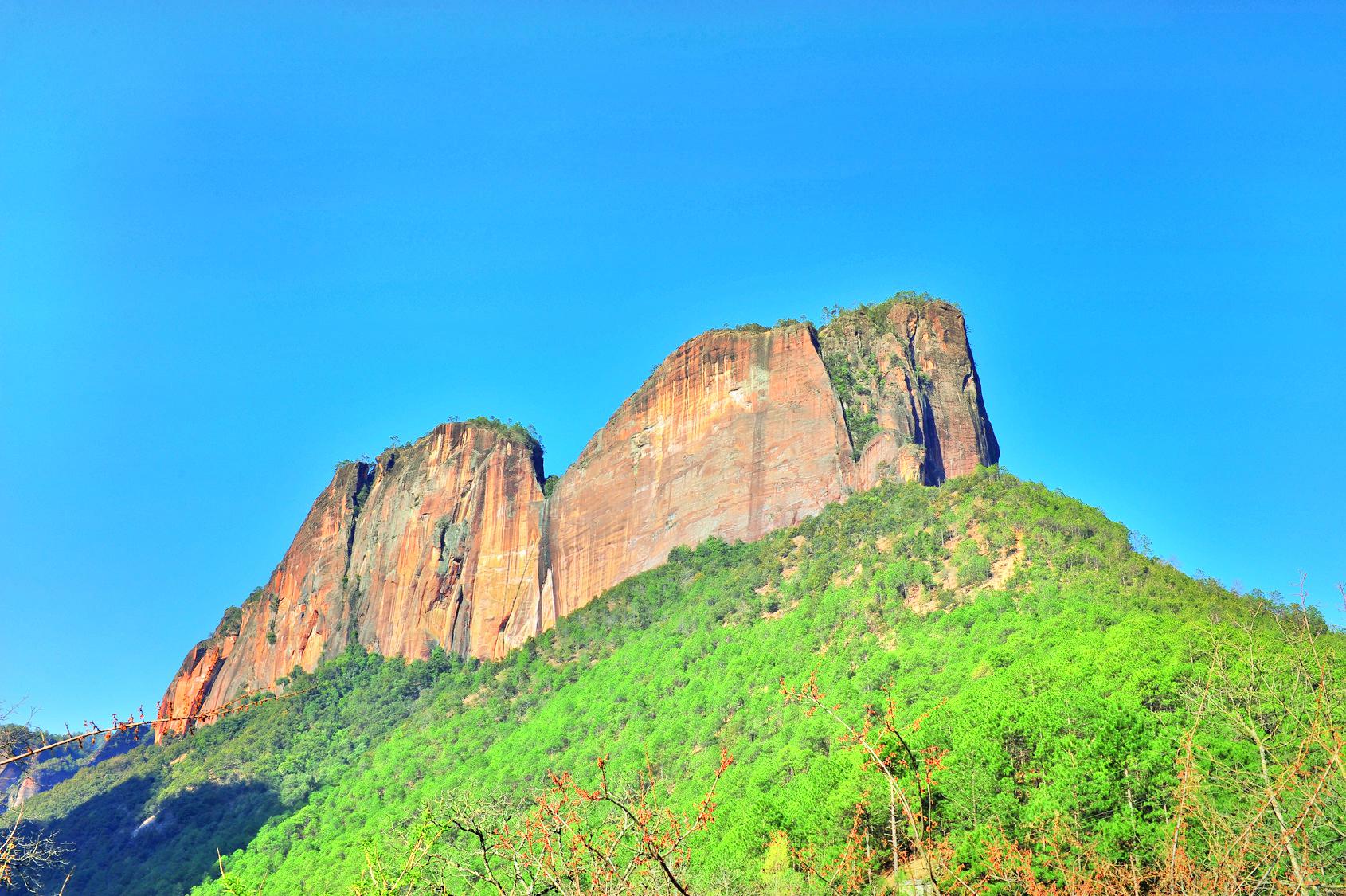 老君山黎明黎光丹霞地貌景区