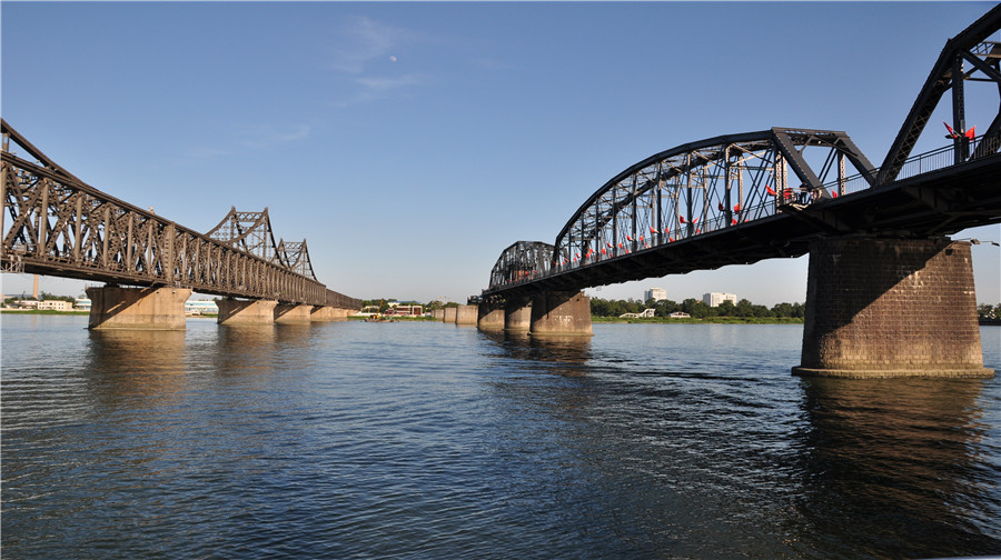 鸭绿江中朝界河游船