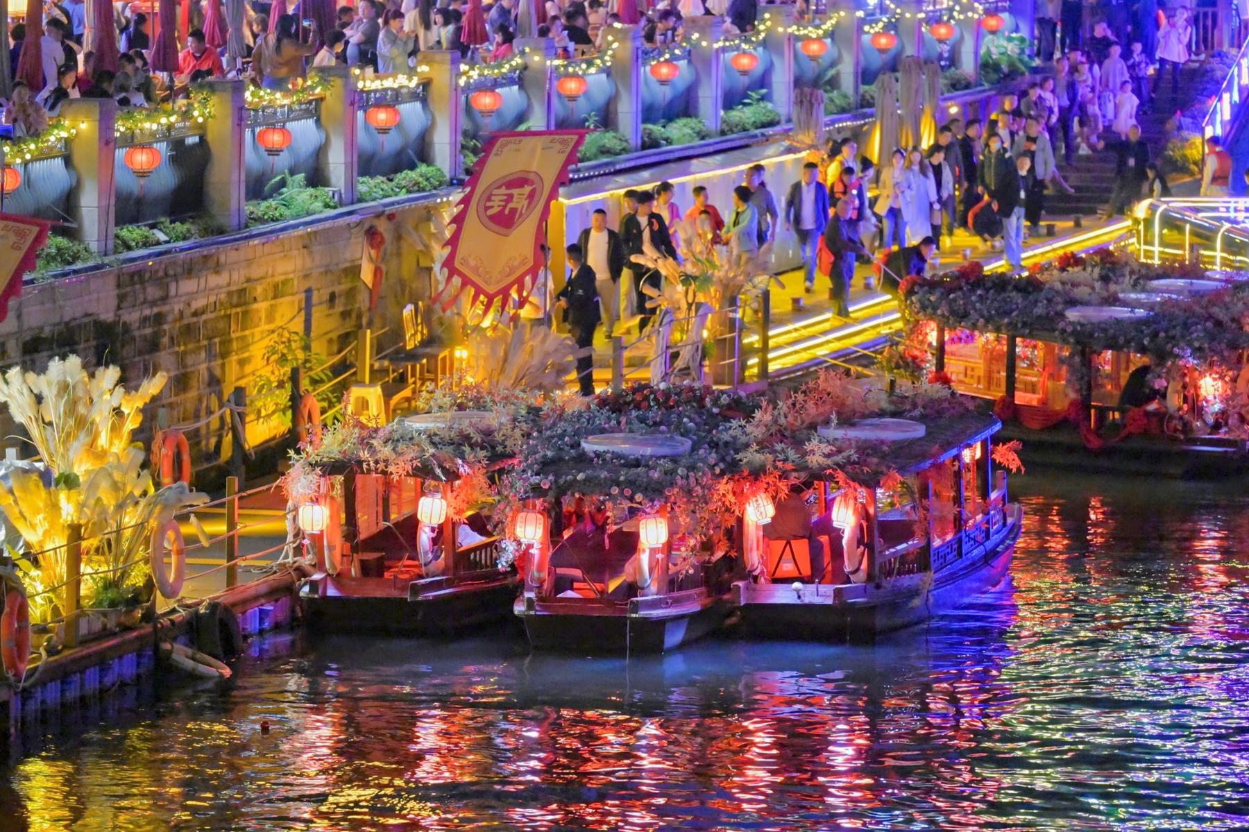 成都夜游锦江(东门码头)